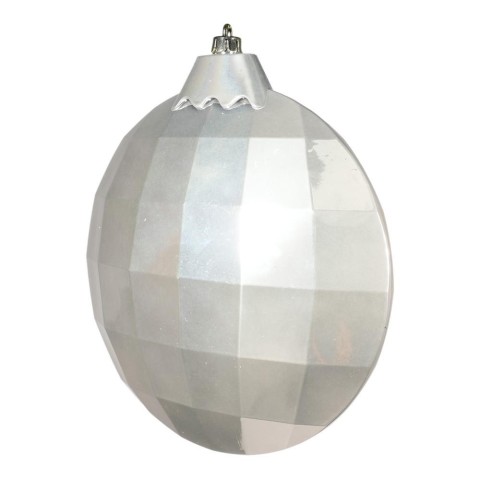 DISCO PLASTICA CM.19,5x6,5x22 PLATINO